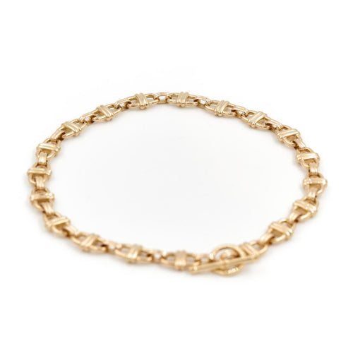 Collier Collier maille marine en or jaune 18 carats 58 Facettes 1833498CN