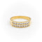 Bague 60 Bague en or jaune 18 carats pavée de diamants 58 Facettes 1850853CN
