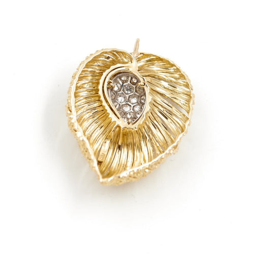 Pendentif Pendentif en or jaune et or blanc 18 carats avec diamants 58 Facettes 1850928CN