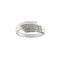 Bague Bague inversée en or blanc 18 kt avec diamants 58 Facettes 18525