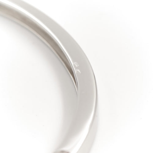 Bracelet Bracelet jonc ouvrant en or blanc 18 carats et diamants 58 Facettes 1887740CN