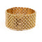 Bracelet Bracelet manchette maille grain de riz en or jaune 18 carats 58 Facettes 1888409CN