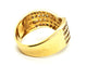 Bague 57.5 Bague en or jaune 18 carats sertie de diamants 58 Facettes 1907845CN