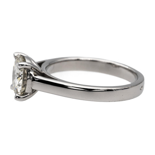 Bague 51 Bague solitaire en or blanc 18 carats avec diamant 1,52 ct 58 Facettes 1907846CN