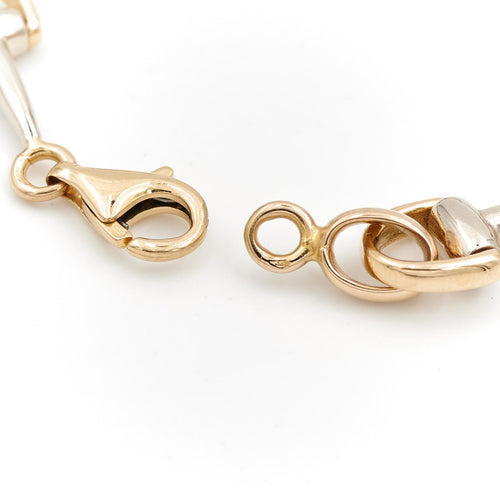 Bracelet Bracelet en or jaune et blanc 18 carats 58 Facettes 1907888CN