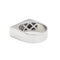 Bague 54 Bague pavée de diamants en or blanc 18 carats 58 Facettes 1908055CN