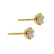 Boucles d'oreilles Boucles d’oreilles point lumière en or jaune 18 carats et diamants 0,76 ct 58 Facettes 19444