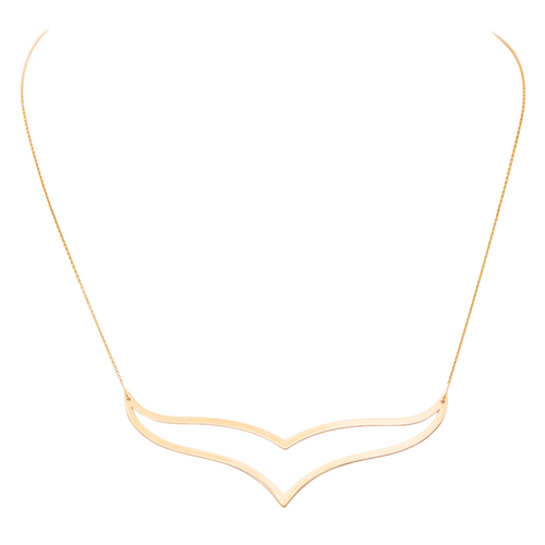 Collier Ginette NY Wise - Collier en or rose 18 carats motif ailes 58 Facettes 1964453CN