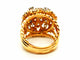 Bague 49 Bague cocktail en or jaune 18 carats et diamants 58 Facettes 1986228CN