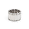 Bague 52 Bague large en or blanc 18 carats sertie de diamants 58 Facettes 1987600CN