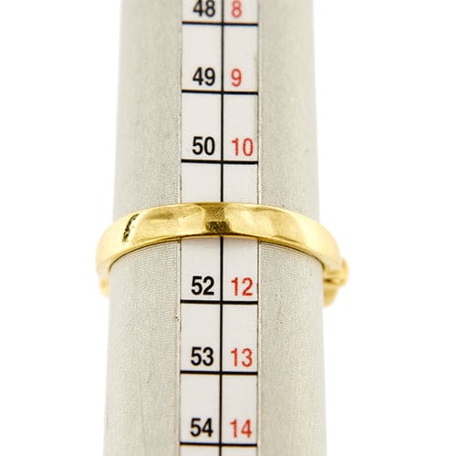 Bague Bague rivière en or jaune 18 carats avec 5 diamants 0,50 ct 58 Facettes 19963