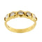 Bague Bague rivière en or jaune 18 carats avec 5 diamants 0,50 ct 58 Facettes 19963