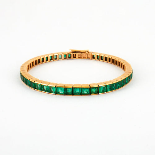 Bracelet CARTIER - Bracelet ligne Emeraudes 58 Facettes