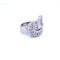 Bague 58 Bague Art déco en or blanc 18k et diamants 58 Facettes