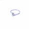 Bague 57 Bague solitaire diamant en or blanc 18k 58 Facettes