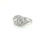 Bague 56 Bague Art déco en or blanc 18 carats et diamants 2,45 ct 58 Facettes