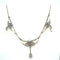 Collier Collier édouardien - Diamants et perles naturelles en platine 58 Facettes