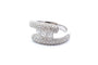 Bague 53 Bague en or blanc 18k et diamants taille princesse 58 Facettes -25195-