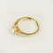 Ring 52.5 18-carat yellow gold halo ring with diamonds 58 Facettes 2952