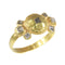 Bague 54 Bague baroque en or jaune 18K et diamants taille rose (v. 1680) 58 Facettes 20240-0293