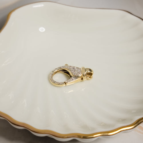 14K黄金项链扣及钻石项链 58 Facettes 2795