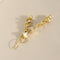 Earrings Vintage 18-carat gold dangle earrings 58 Facettes 3153