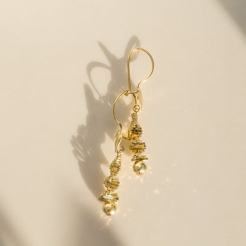 Earrings Vintage 18-carat gold drop earrings 58 Facettes 3153