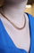 Collier Collier chaîne maille gourmette plate en or rose 18 carats 58 Facettes 2024757CN