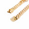 Collier Collier chaîne maille gourmette plate en or rose 18 carats 58 Facettes 2024757CN
