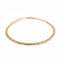 Collier Collier chaîne maille gourmette plate en or rose 18 carats 58 Facettes 2024757CN