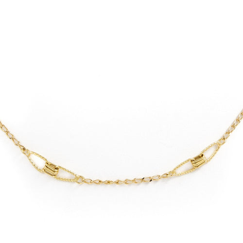 Collier Collier chaîne en or jaune 18 carats 58 Facettes 2024981CN