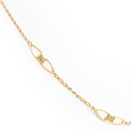 Collier Collier chaîne en or jaune 18 carats 58 Facettes 2024981CN