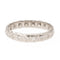 Bague 52 Alliance - Bague en or blanc 18 carats et diamants 58 Facettes 2024998CN