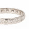 Bague 52 Alliance - Bague en or blanc 18 carats et diamants 58 Facettes 2024998CN
