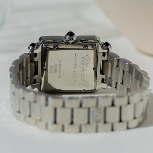 Montre Chopard Happy Diamonds Sport - Montre en acier avec diamants 58 Facettes 3075