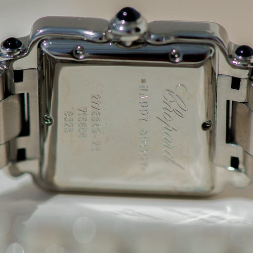 Montre Chopard Happy Diamonds Sport - Montre en acier avec diamants 58 Facettes 3075