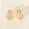 Earrings Chopard Happy Diamonds - 18-carat yellow gold and diamond earrings 58 Facettes 3290