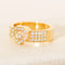 Bague 60.5 Chopard Happy Diamonds - Bague en or jaune 18 carats et diamants 0,74 ct 58 Facettes 3287