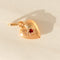 Heart Pendant Pendant - 18-carat yellow gold pendant with ruby 58 Facettes