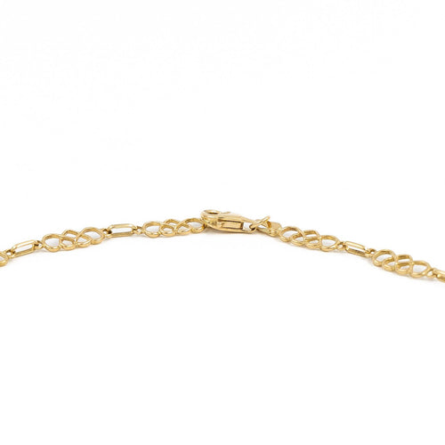 Collier Collier maille cœur en or jaune 18 carats 58 Facettes 2052075CN