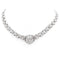 Collier Collier Art déco maille grain de riz en or blanc et diamants 58 Facettes 2052872CN
