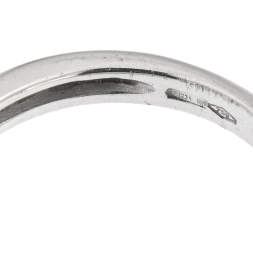 Bague 50 Donna Oro - Bague solitaire en or blanc avec diamant 0,07 ct 58 Facettes 20895