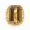 Bague 60 Bague citrine en or jaune 18 carats 58 Facettes 2090640CN