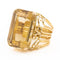 Bague 60 Bague citrine en or jaune 18 carats 58 Facettes 2090640CN
