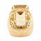 Bague 60 Bague citrine en or jaune 18 carats 58 Facettes 2090640CN