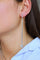 Boucles d'oreilles Boucles d’oreilles ligne de diamants en or blanc 18 carats 58 Facettes 2110873CN