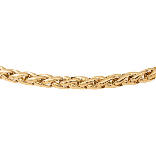 Collier Collier maille palmier en or jaune 18 carats 58 Facettes 2139585CN