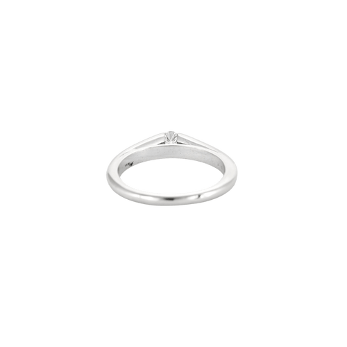 Bague 59 Bague solitaire en or blanc 18 carats et diamants 58 Facettes BO/240010 RIV