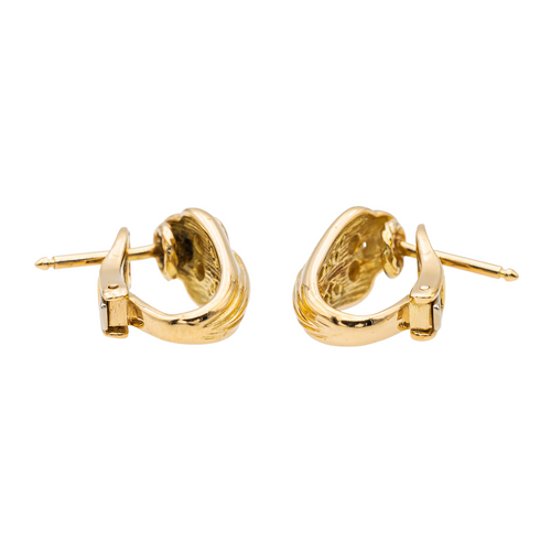 Boucles d'oreilles Boucles d’oreilles - Pavage de diamants en or jaune 18 carats 58 Facettes 2179606CN