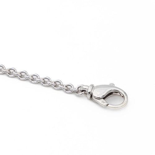 Collier Bulgari - Collier maille forçat en or blanc 18 carats 58 Facettes 2201964CN